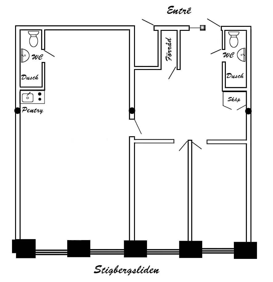 Stigbergsliden 5, 90 kvm – bild 2
