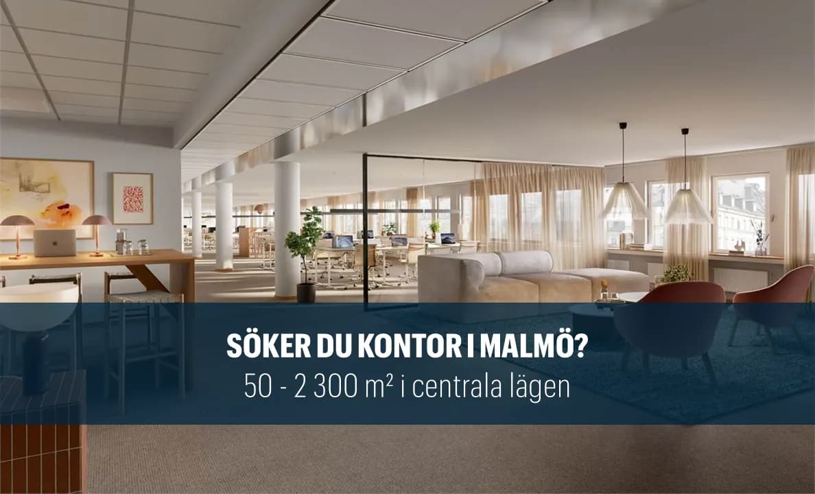 Lediga kontor i Malmö, Malmö – 50-2 300 m²