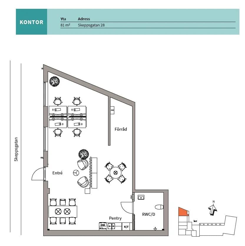 Skeppsgatan 28, 81 kvm – bild 2