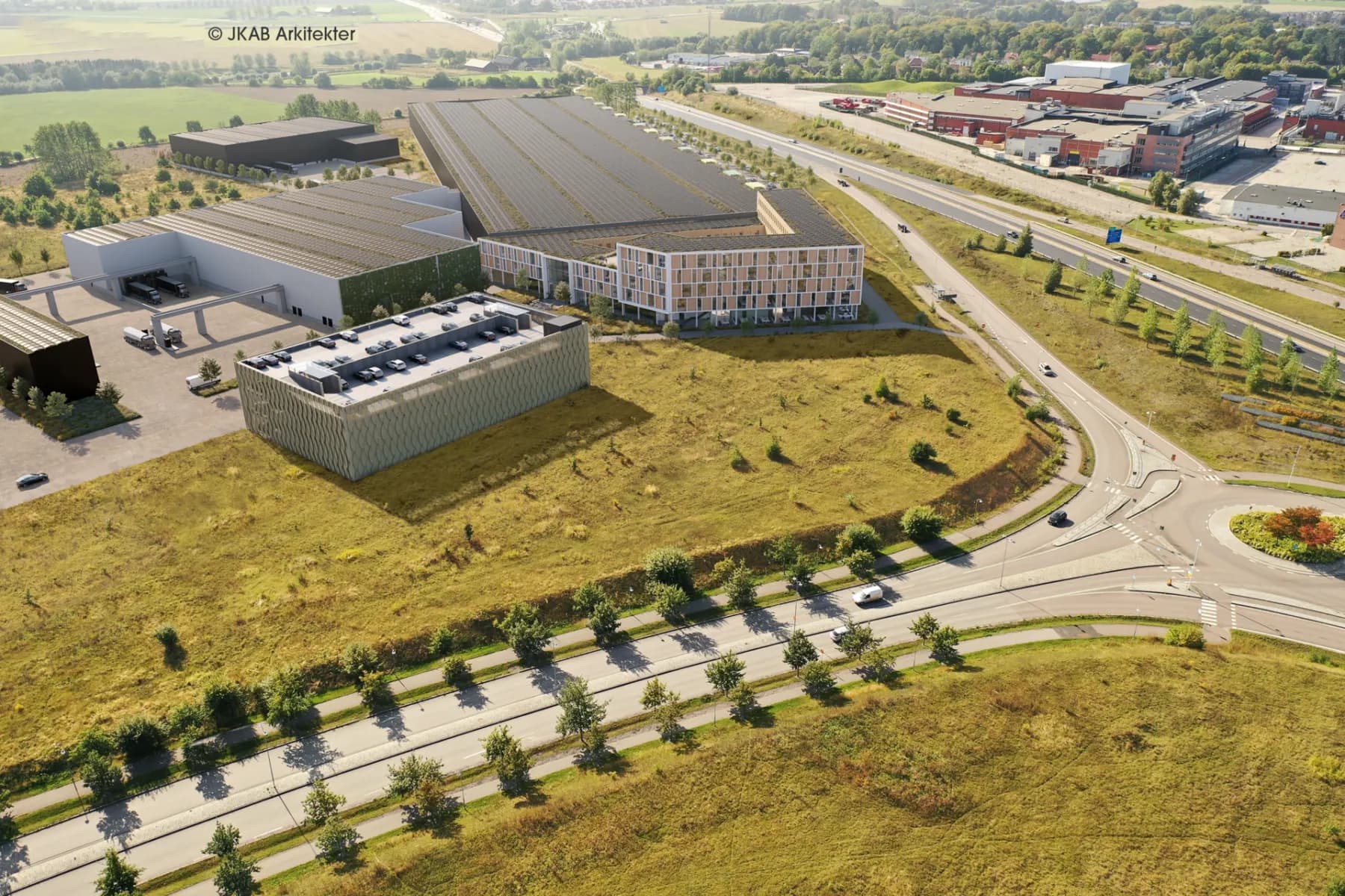 Sydöstra vägen, Lund – 8 000 m²