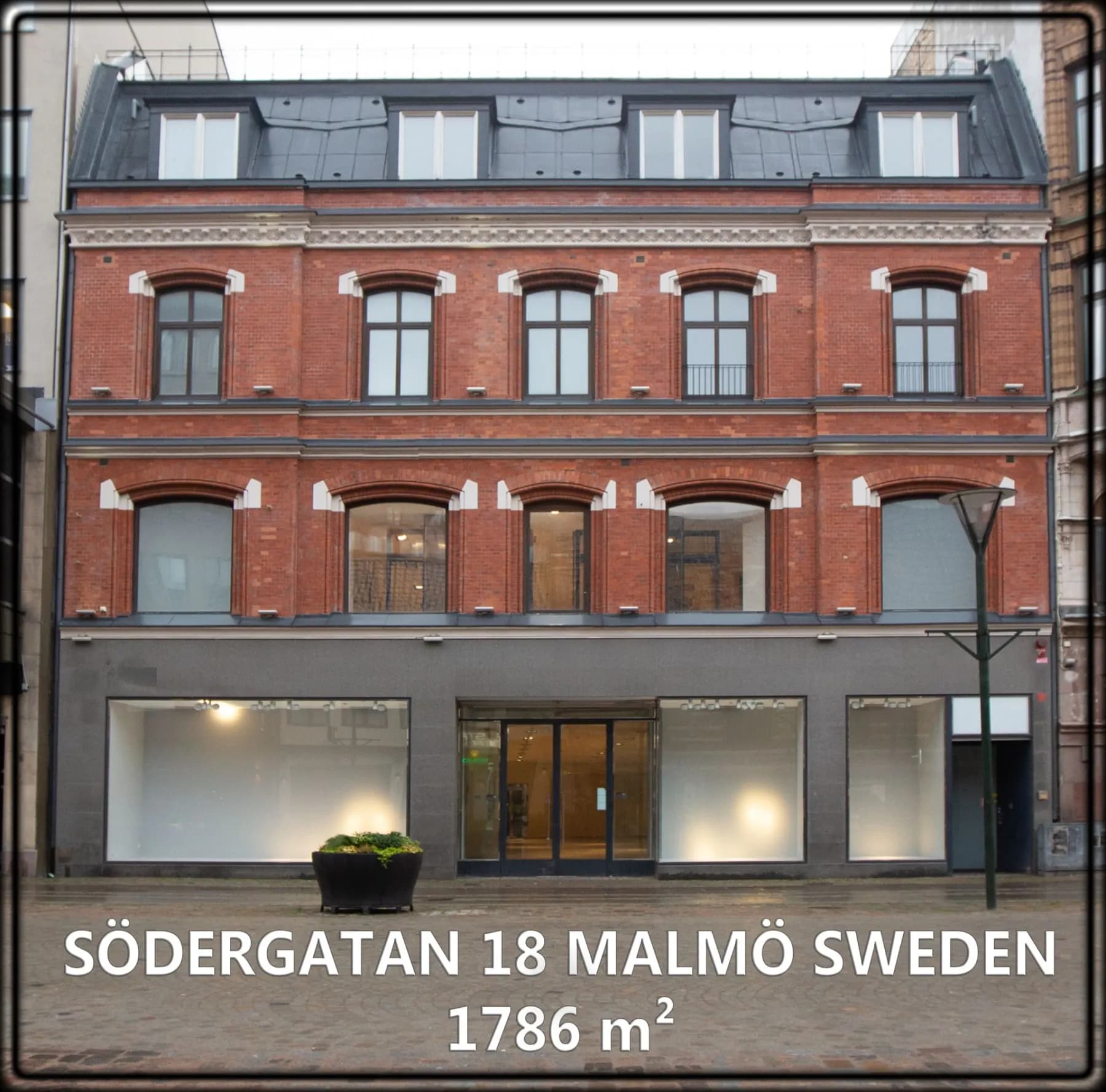 Södergatan 18, Malmö – 1 692 m²