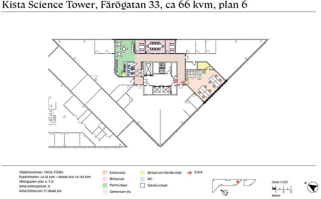 Kista Science Tower, plan D6 – bild 2