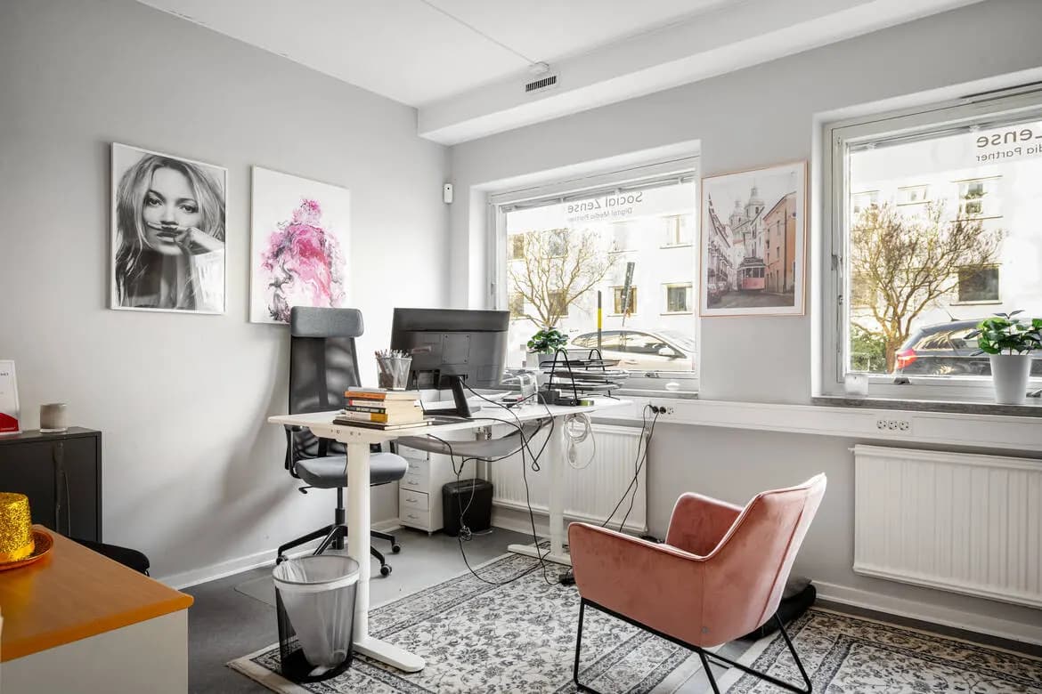 Charmigt kontor på Östermalm