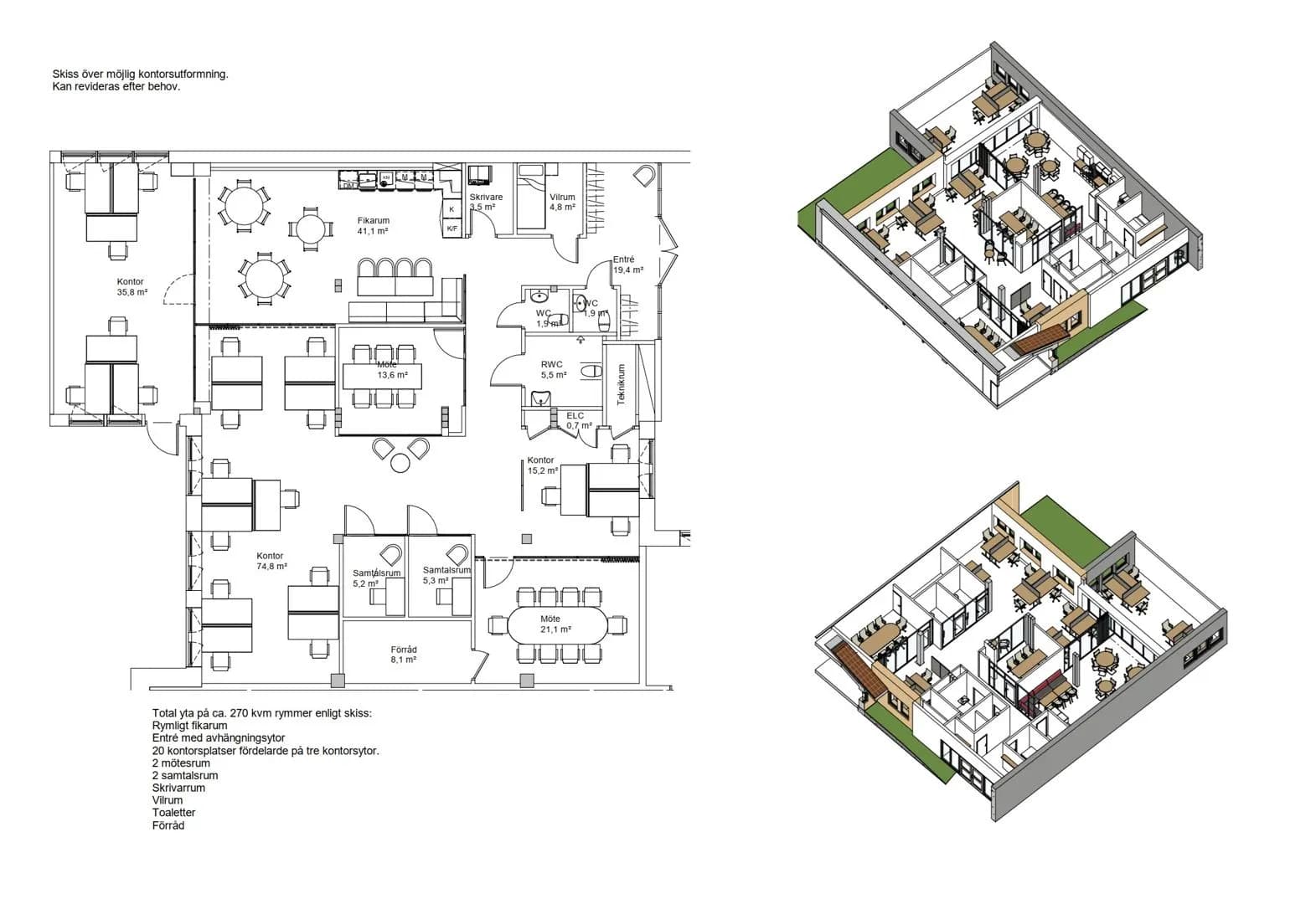 Storgatan 60A, Umeå – 270 m²