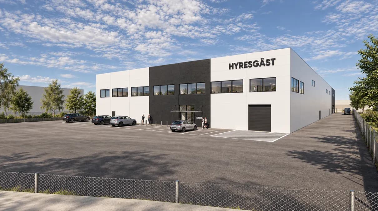 Nyproducerad lagerlokal med egen gårdsyta i Åbro – bild 2