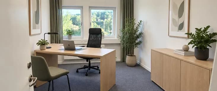 Välplanerat kontor med rum för både fokus och samarbete – bild 2
