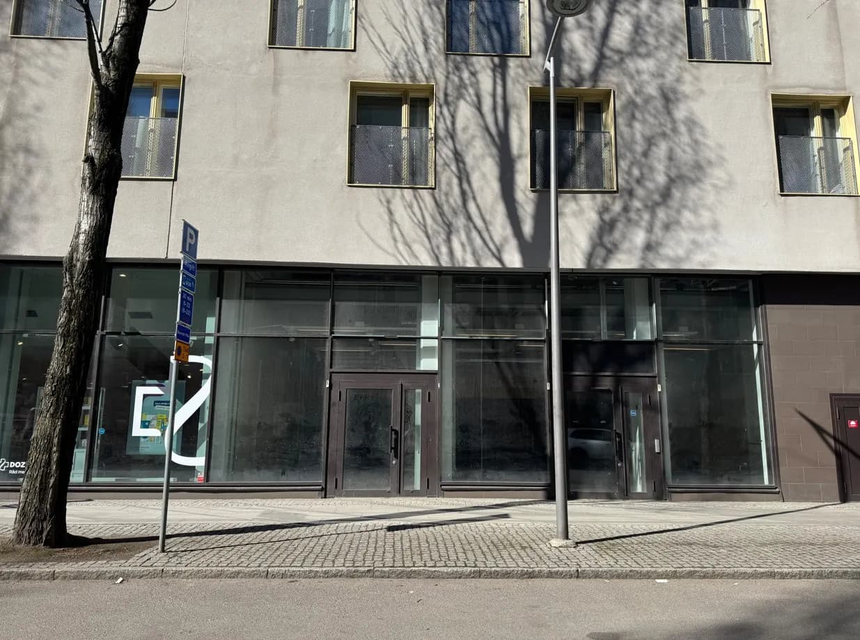 Fräsch lokal med bra exponering